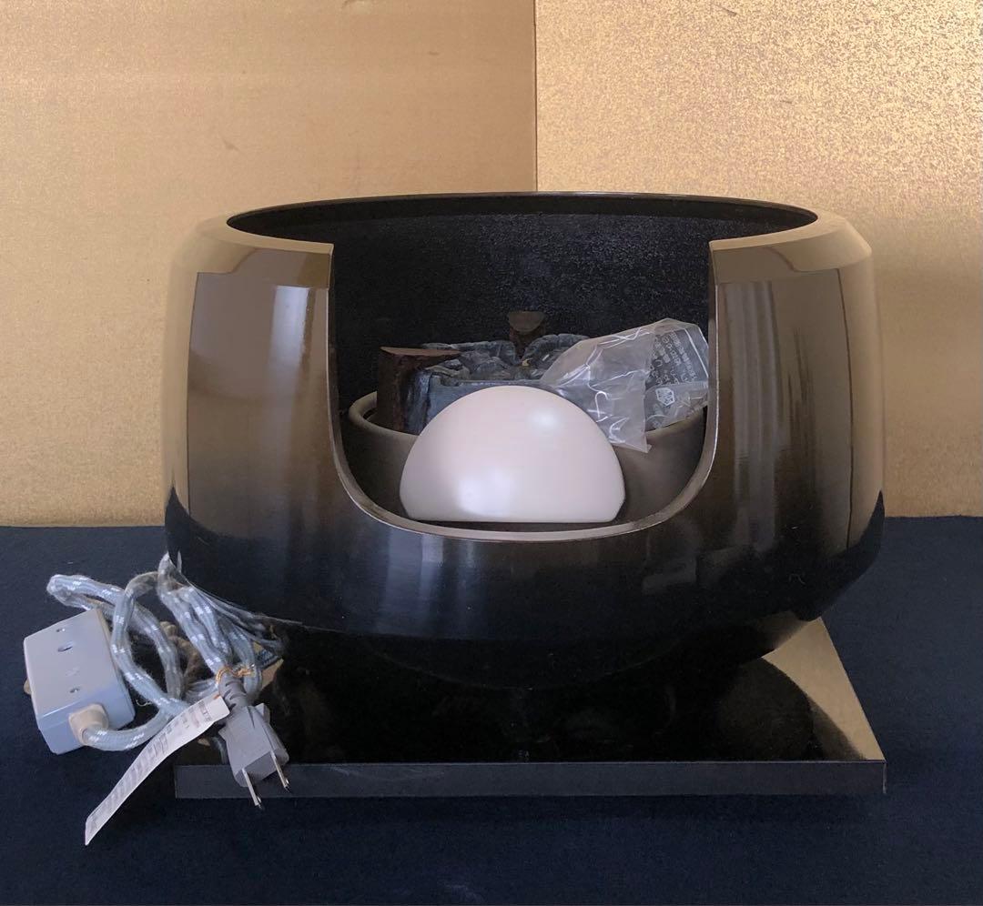 《R》野々田式 合金面取風炉 古銅色B 風炉型電熱器 元箱 260116き4