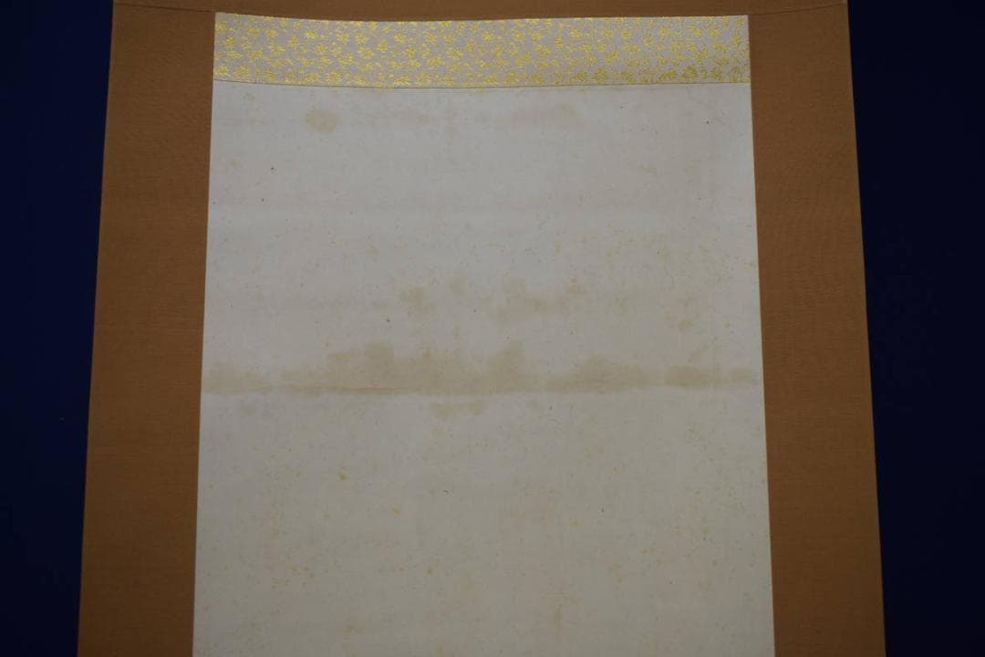 真作/下村為山/山水鳥居図/布袋屋掛軸HH-811