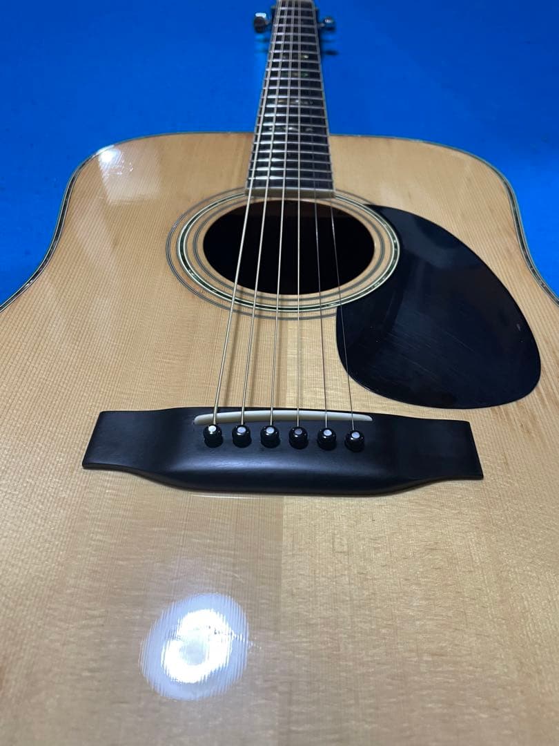 アコースティックギター　モーリスW-40 ピックアップつけました