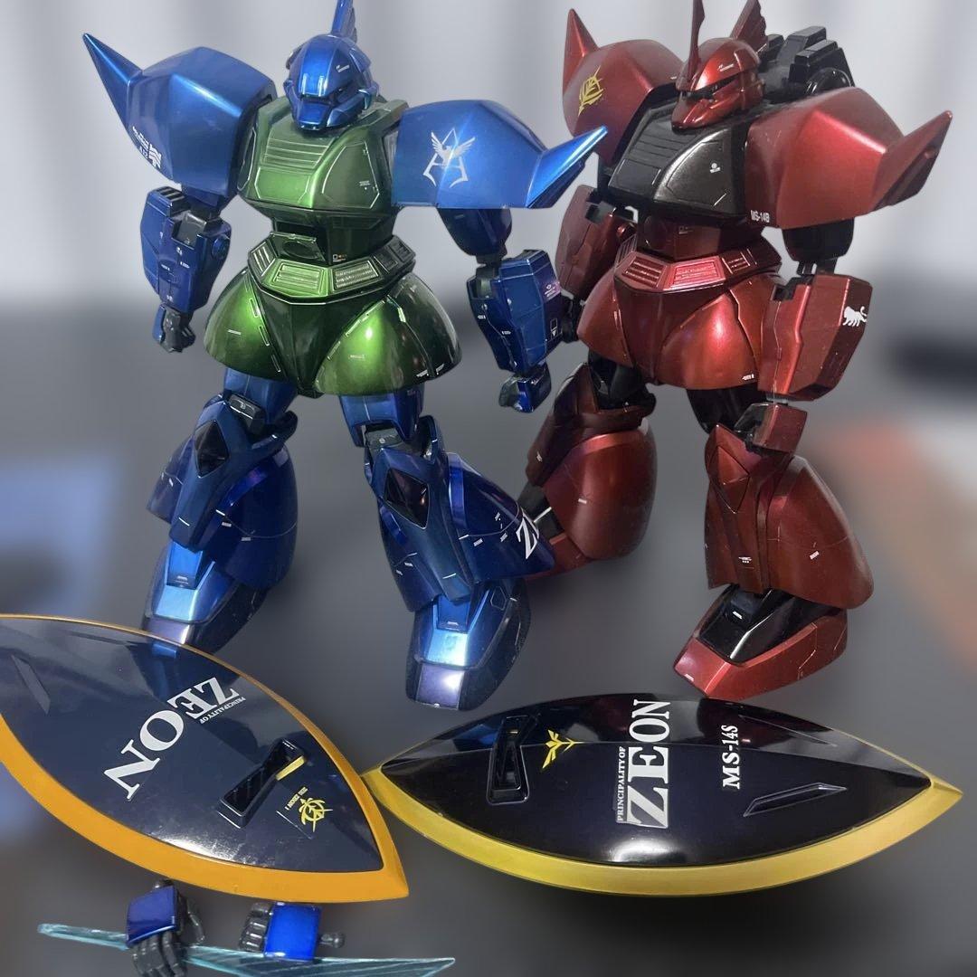 MGアナベルガトー専用ゲルググ MGジョニーライデン少佐専用ゲルググの2体セット