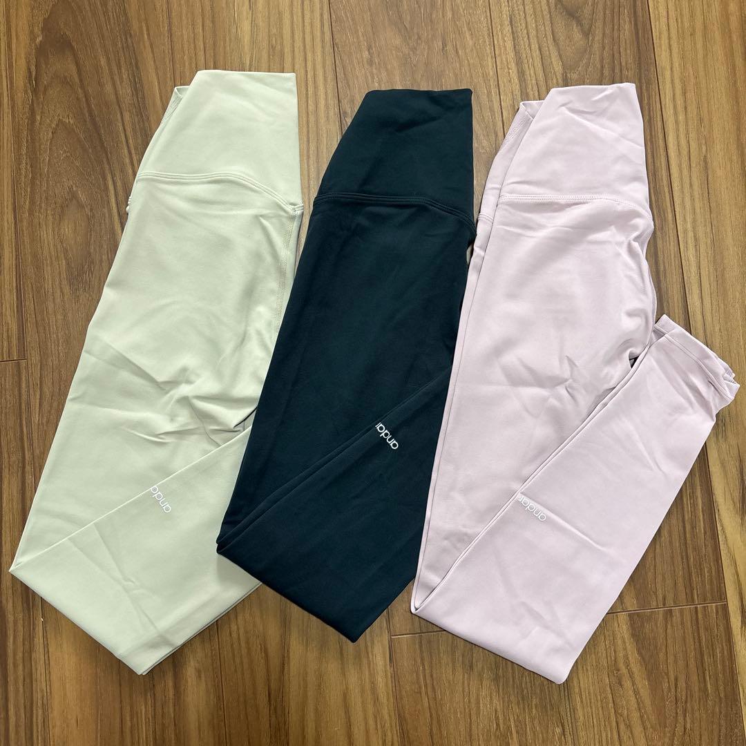 アンダール レギンス Sサイズ 9分丈3色セット