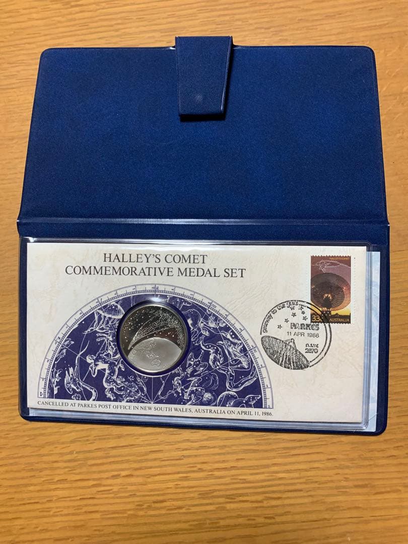 ハレー彗星記念メダルセット　1986年オーストラリア発行SV925メダル　未使用