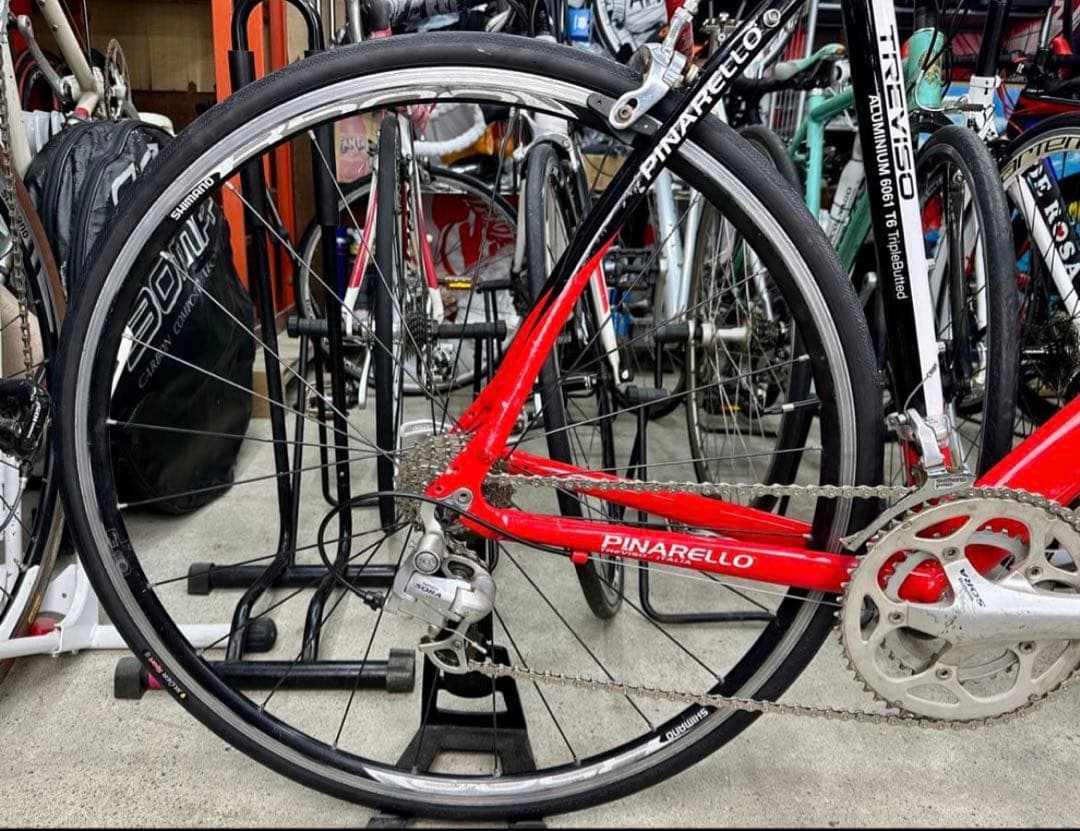 PINARELLO クロスバイク レッド/ホワイト