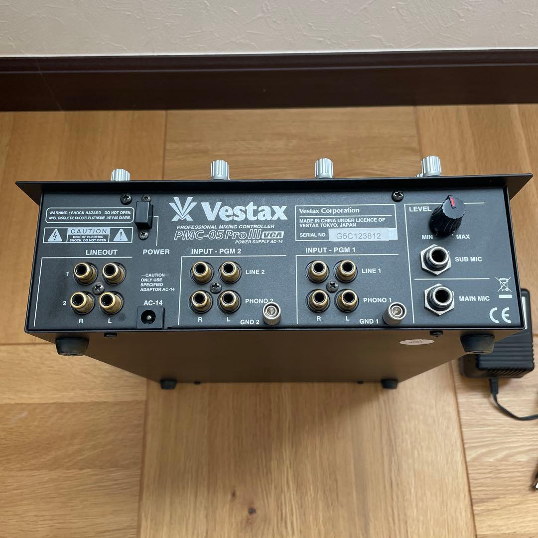 Vestax PMC-05Pro III VCA DJミキサー