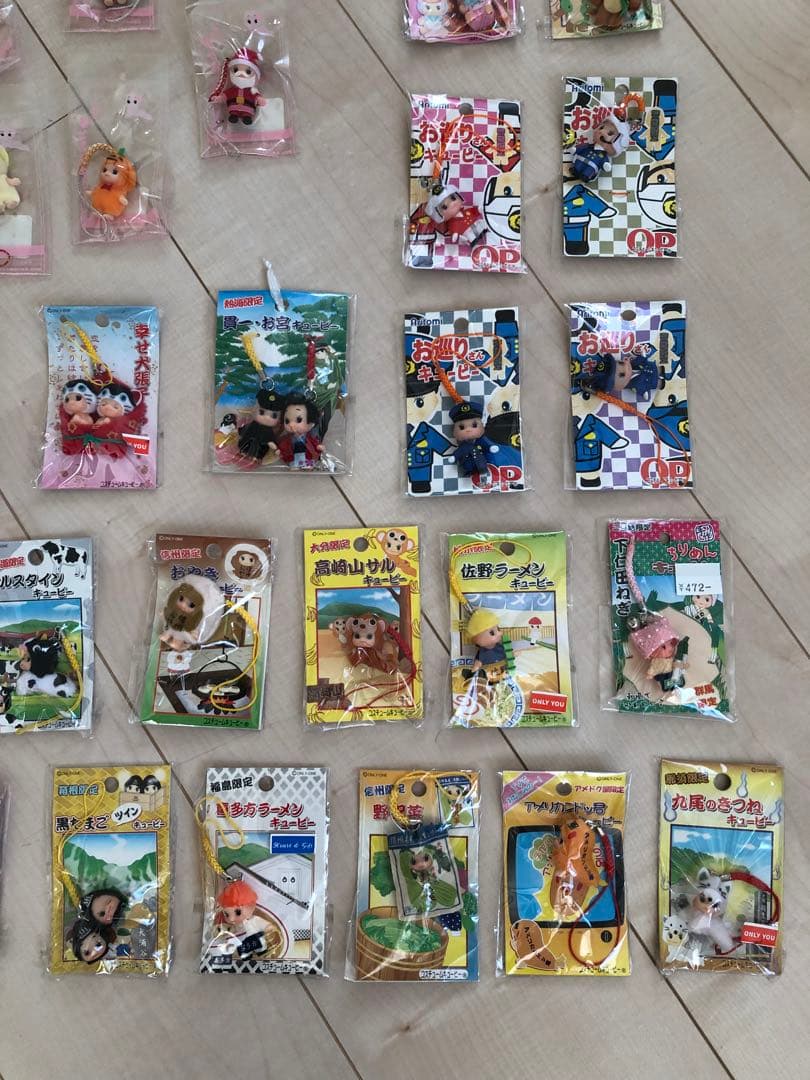 ☆未使用☆ご当地 限定 キューピー ストラップ 50個セット まとめ売り