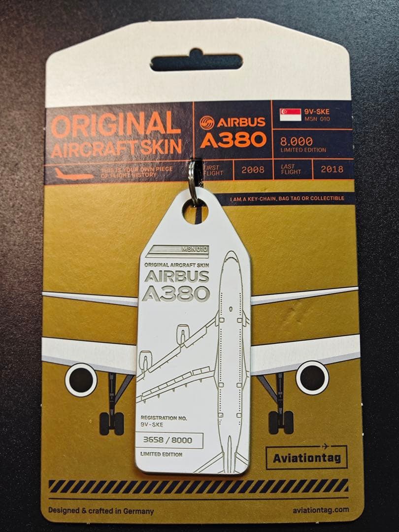 シンガポール航空 Aviationtag A380-800