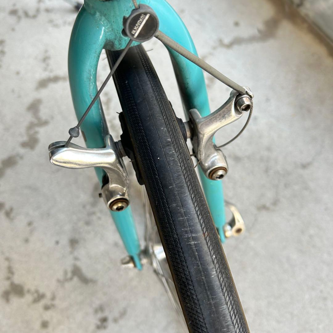 大阪鶴見区直接引取り　ビアンキ ミニベロ8 Lepre チェレステ