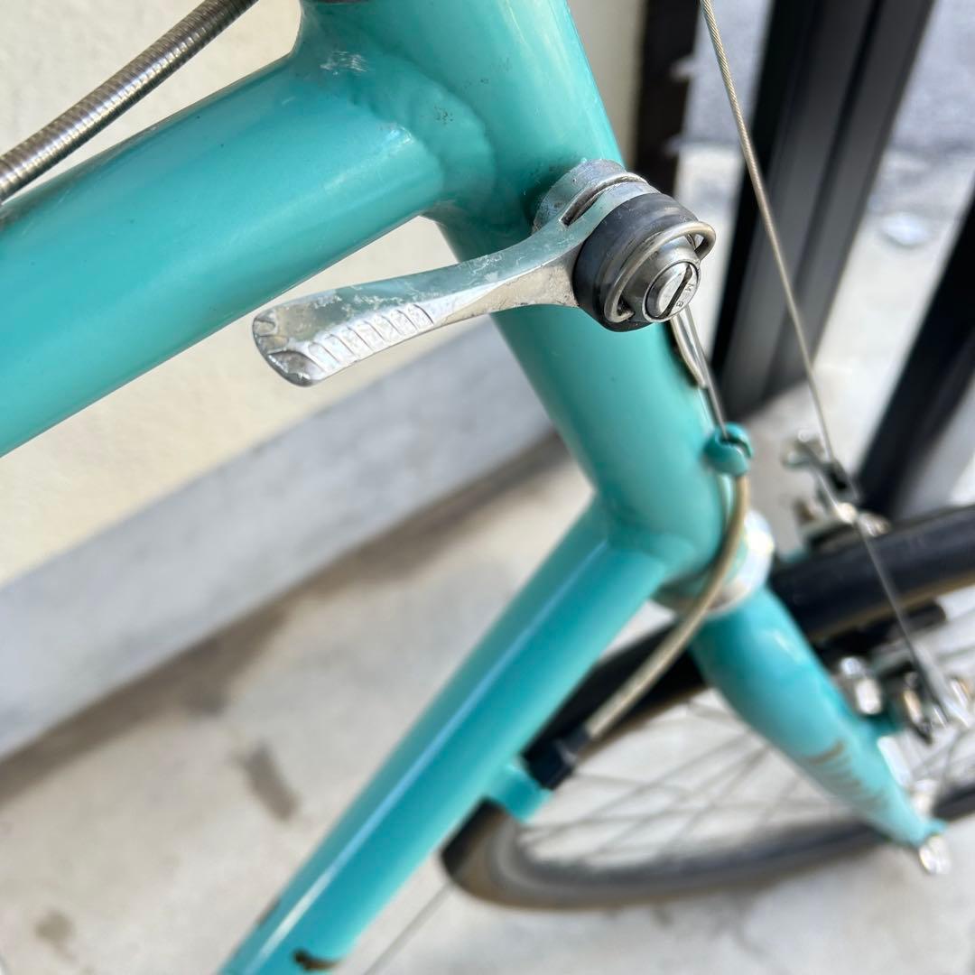 大阪鶴見区直接引取り　ビアンキ ミニベロ8 Lepre チェレステ