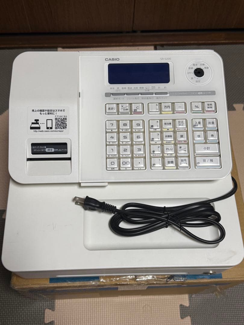 CASIO SR-S200-WE 電子レジスター