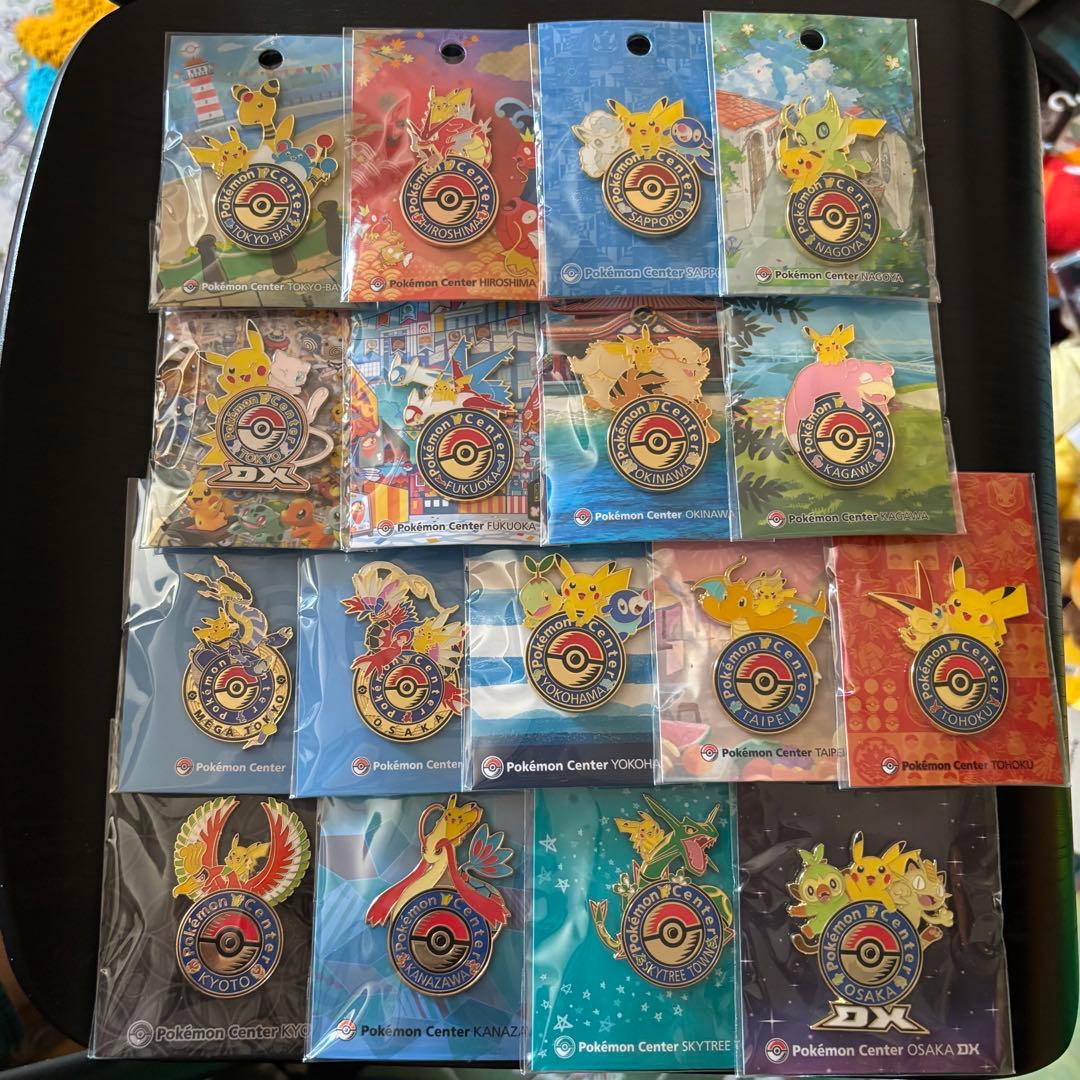 ポケモンセンター ピンズ ロゴピンズ ヨコハマ カナザワ キョウト ナゴヤ 台北