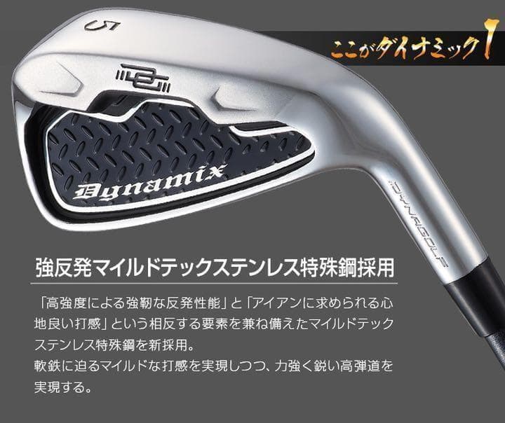 ☆ヘッド単品6個セット☆強反発であの頃の飛びが復活！★ ダイナミクス アイアン
