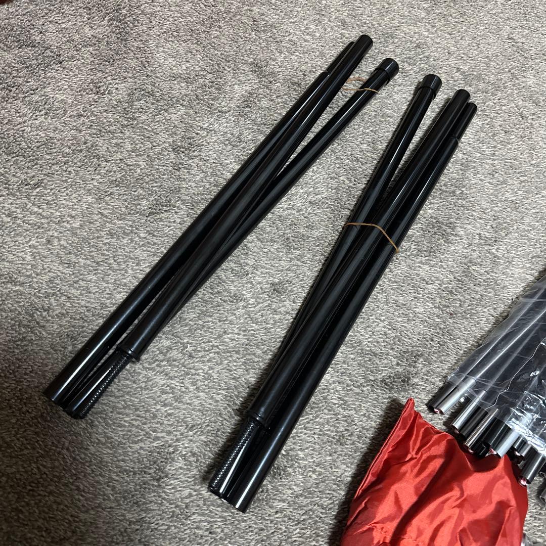 未使用品 テンマクデザイン テンゲルコンパクトライト アルミポール バイク用に