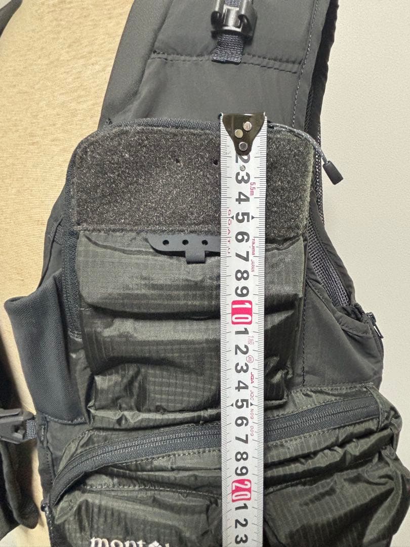 mont-bell フィッシングベスト ブラック