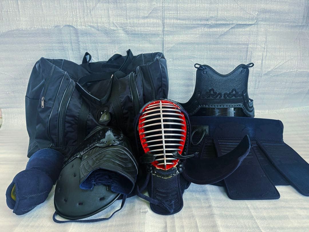 【美品】尚武 銃剣道防具 機械刺し