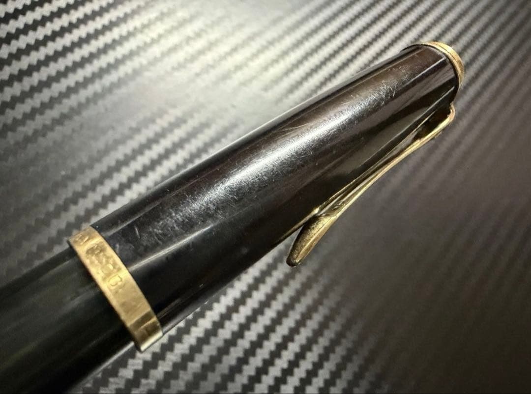 ペリカン 400NN オリジナル 万年筆 ブラックストライプ M 中字