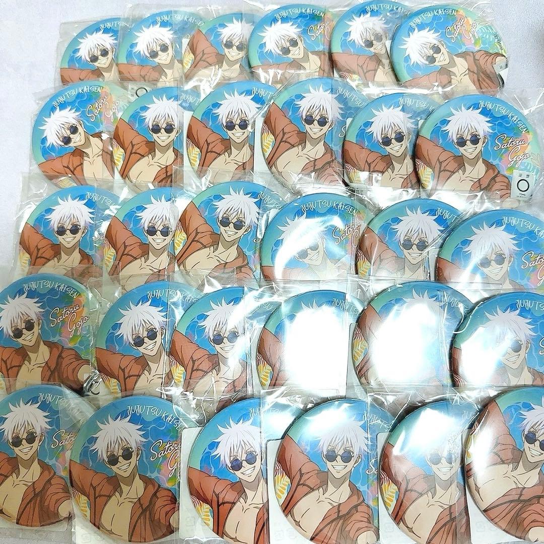 呪術廻戦　五条悟　スイパラ　海の家　缶バッジ　30点