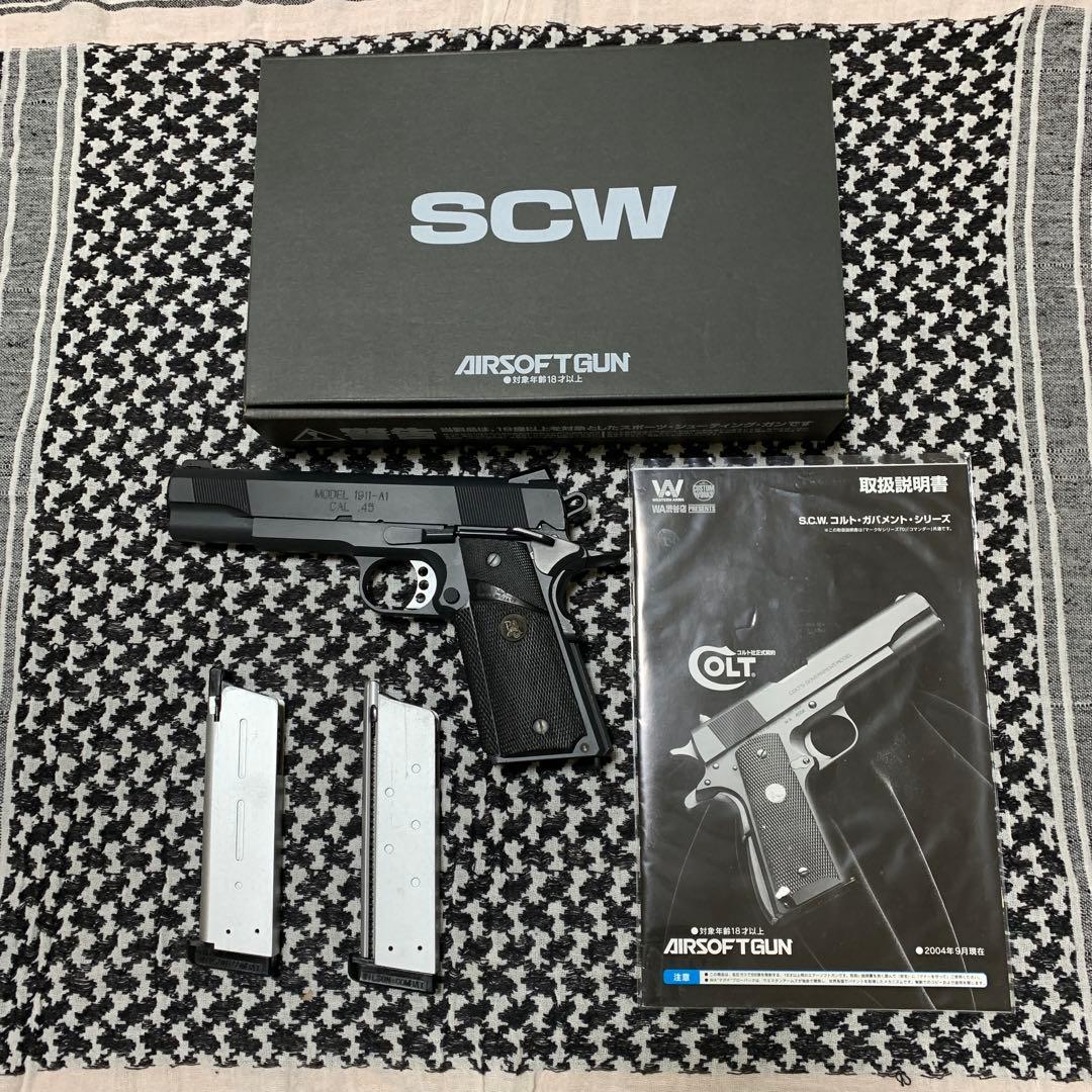 WAウェスタンアームズ　SCW MEU PISTOL レイトモデル　ガスガン