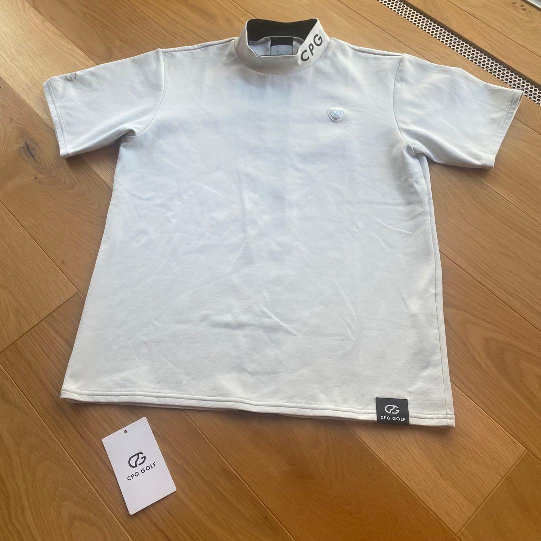 CPG GOLF ホワイト モックネックシャツ サイズ2