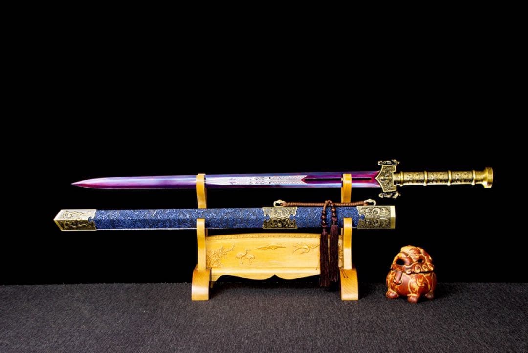 青虹漢剣 中華剣 刀装具 武具 鑑賞刀 居合刀 舞踊刀 古兵器
