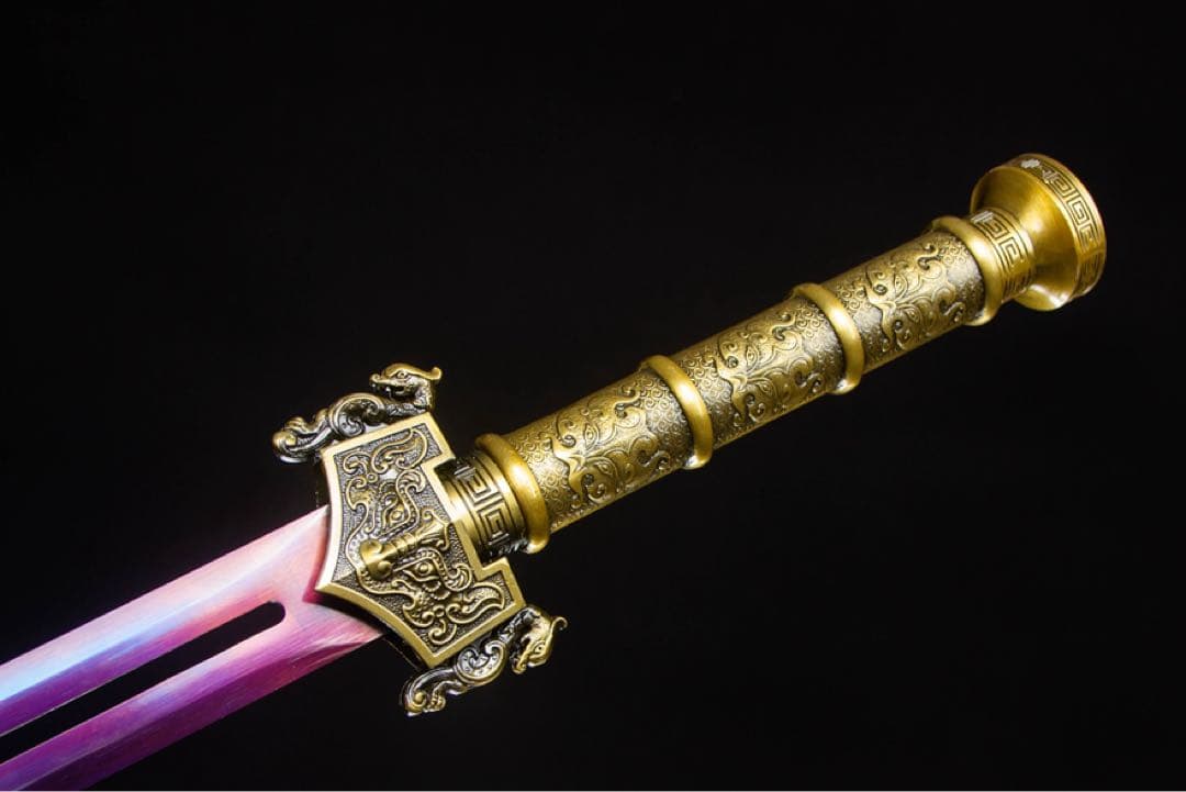 青虹漢剣 中華剣 刀装具 武具 鑑賞刀 居合刀 舞踊刀 古兵器