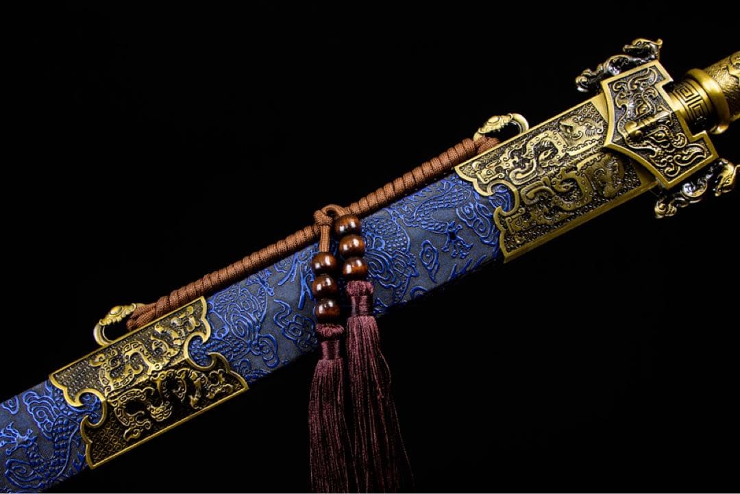 青虹漢剣 中華剣 刀装具 武具 鑑賞刀 居合刀 舞踊刀 古兵器