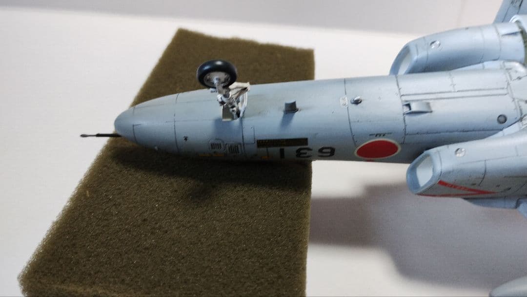 プラモデル完成機　1/48　川崎T-4