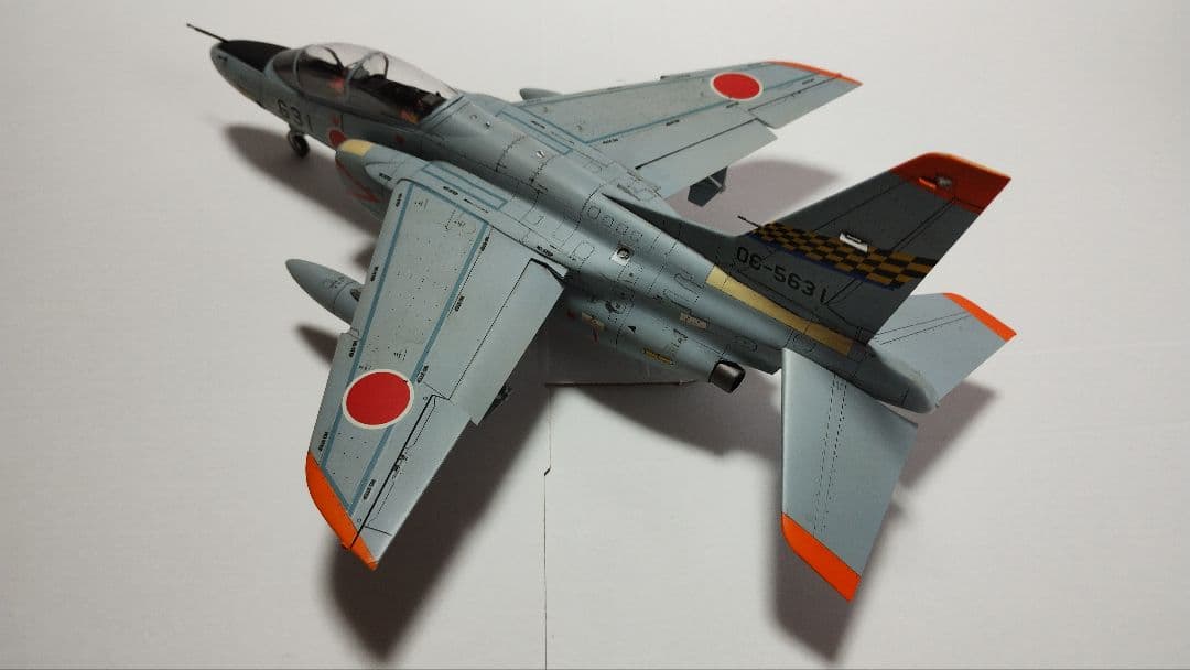 プラモデル完成機　1/48　川崎T-4