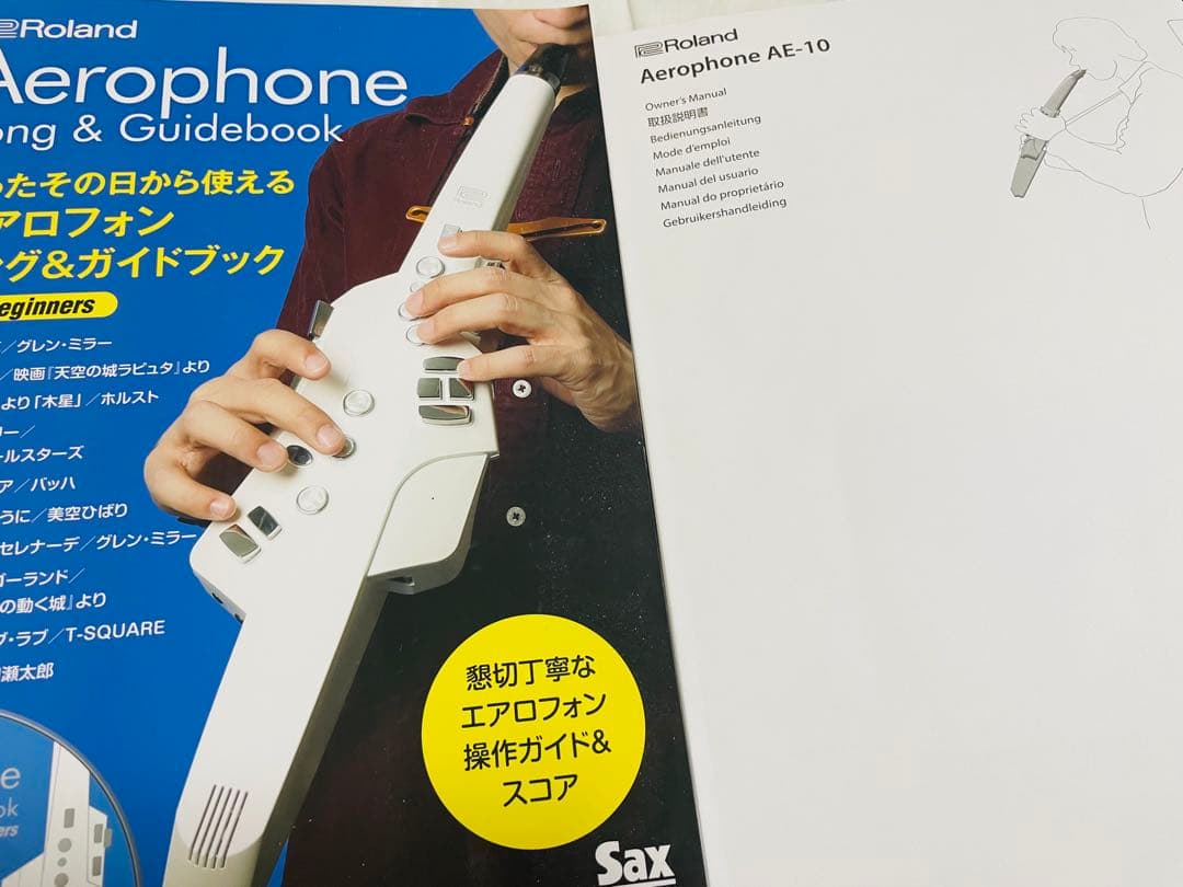 エアロフォンAE-10 ハードケース＆教本（CDなし）付き