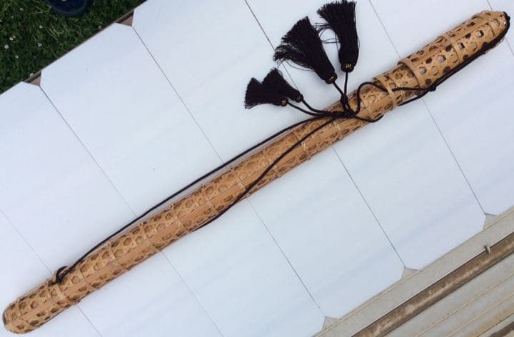 ハンドメイド竹製矢筒 矢の長さ(95〜)100cm  弓具