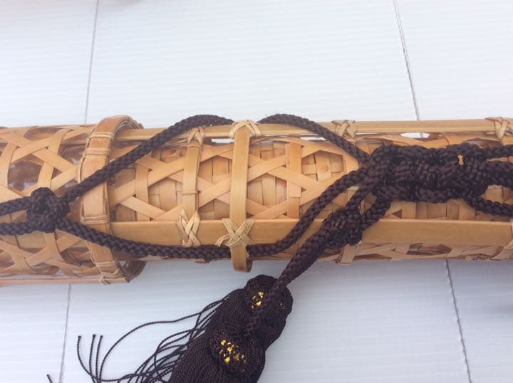 ハンドメイド竹製矢筒 矢の長さ(95〜)100cm  弓具