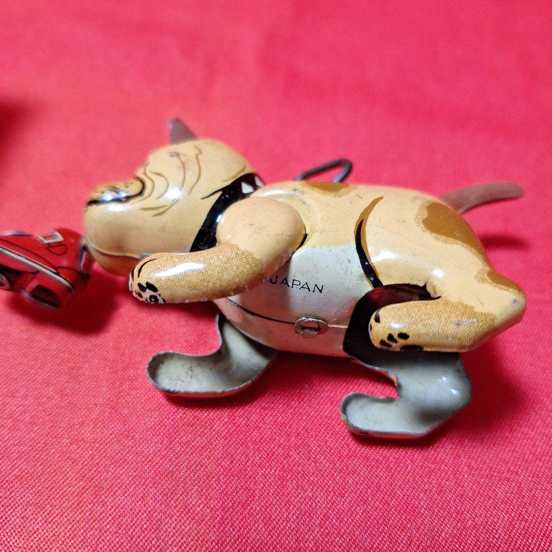 昭和20年代　日本製　ブルドッグ　ブリキオモチャ