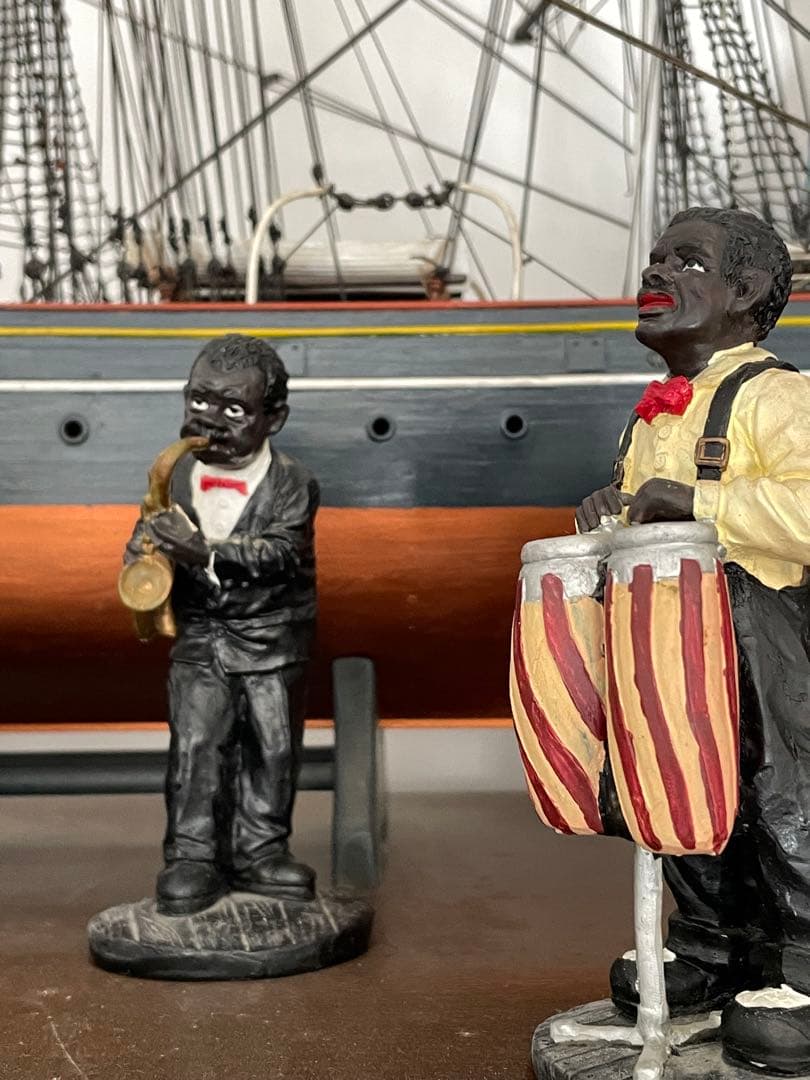 アンティーク 音楽家 陶器フィギュア 6体セット