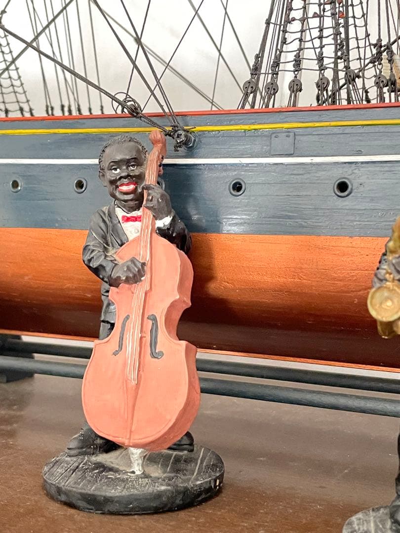 アンティーク 音楽家 陶器フィギュア 6体セット