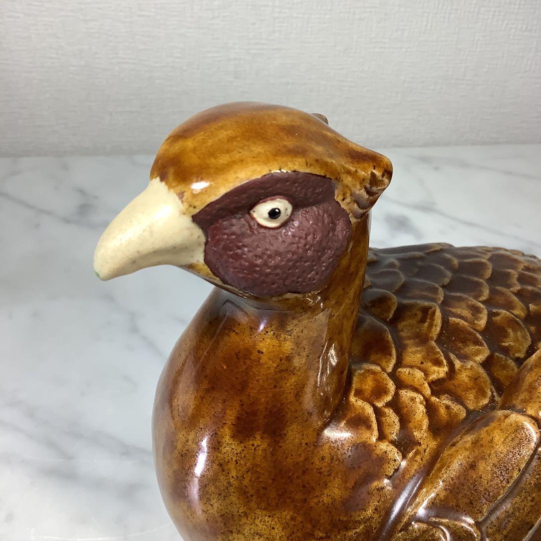 「お値下げ」二代　浅蔵五十吉作　雉　置物