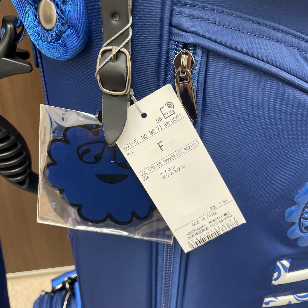 ヨッシ様 ピーダブリュサーキュラス キャディバッグ ゴルフバッグ 青 サイズF