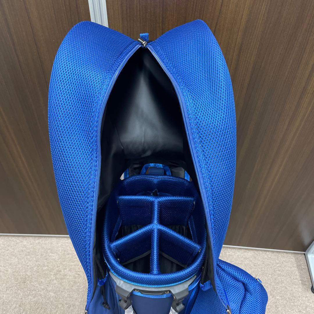 ヨッシ様 ピーダブリュサーキュラス キャディバッグ ゴルフバッグ 青 サイズF