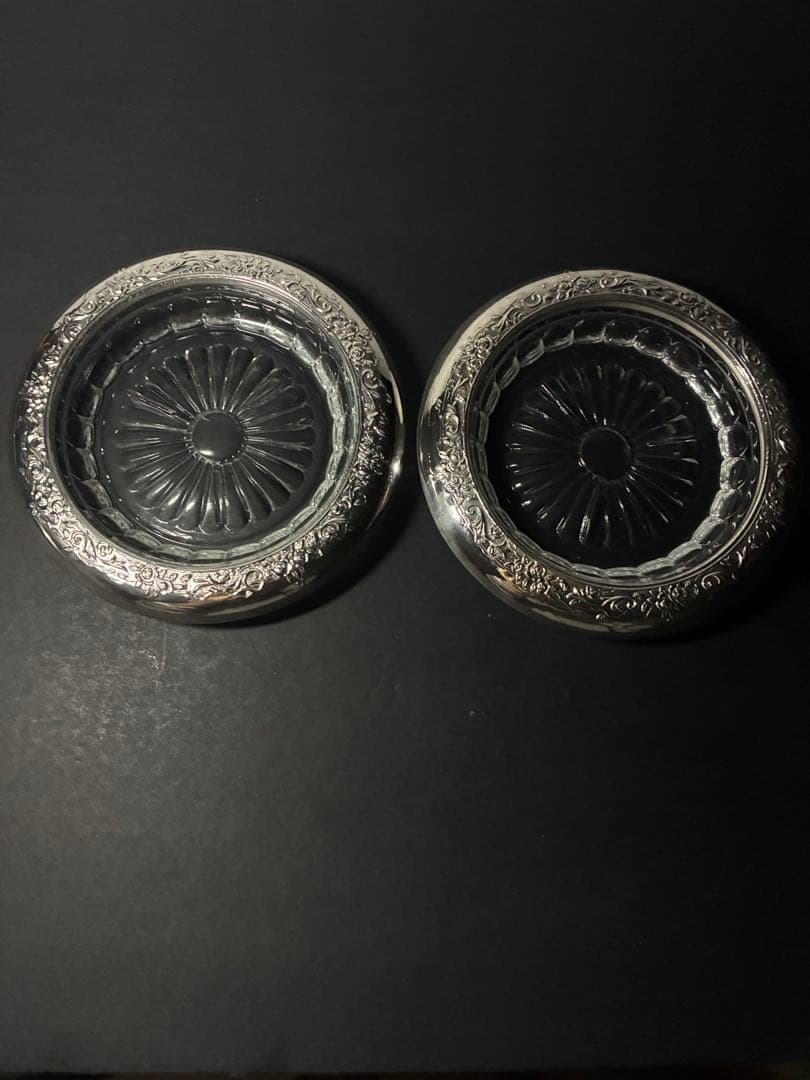 【純銀製】宮内庁御用達様式タレントコースター ペアセット