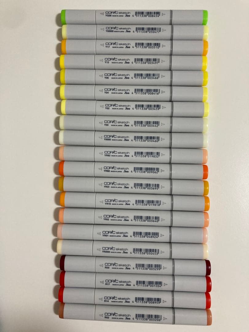 【バラ売り可】コピックスケッチ 74本