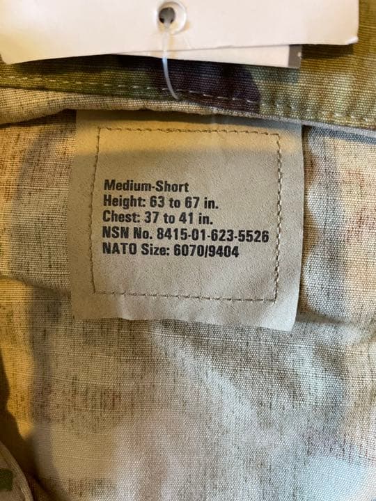 米軍放出品 スコーピオン W2 コンバットシャツ マルチカム M-S 特殊部隊
