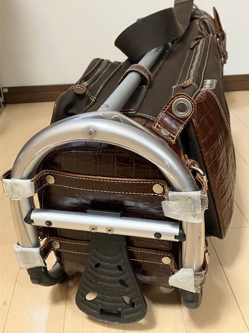 【ほぼ未使用•廃盤品】木の庄帆布　フレームウォーカー　キャディバッグ