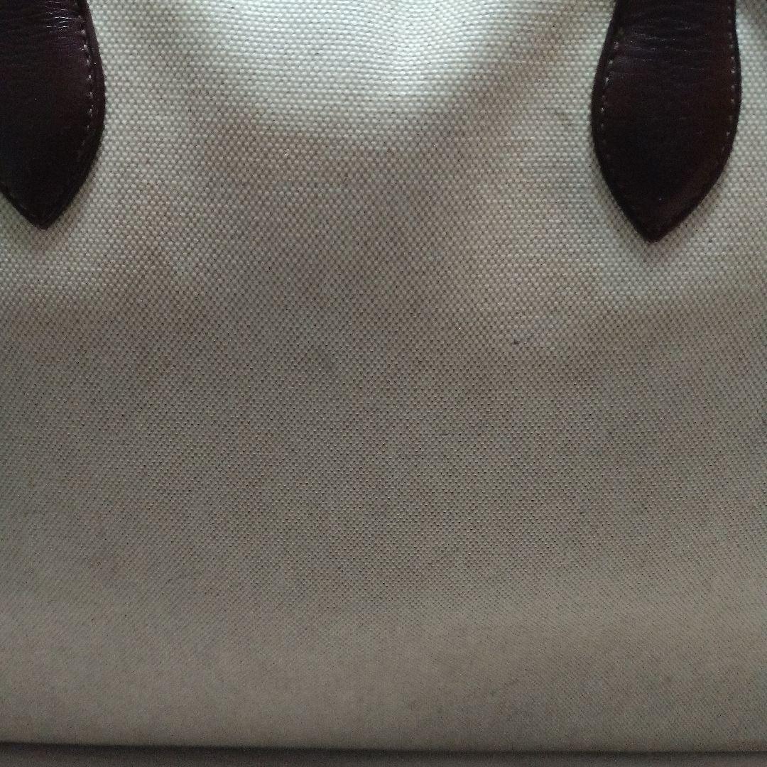 HERMES ヴィクトリア50 ボストンバッグ ベージュ