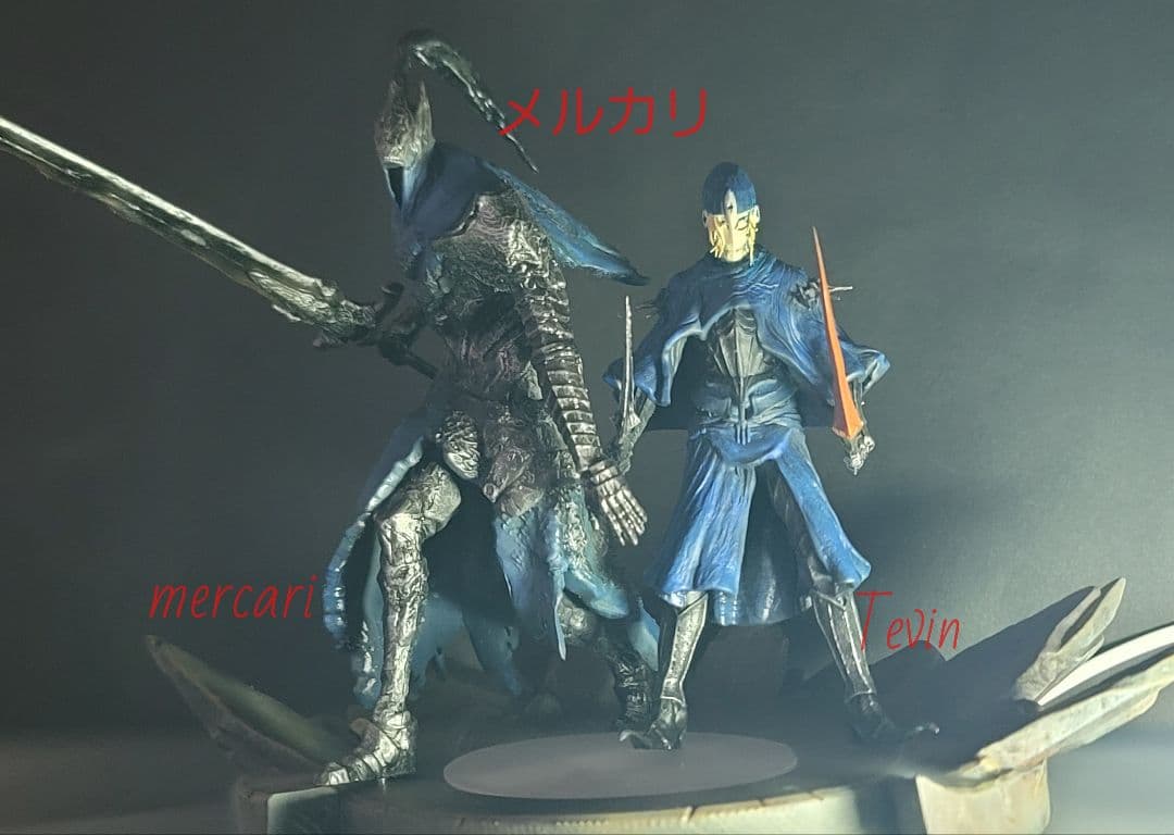 ★ダークソウル★アルトリウス&王の刃キアラン★塗装済完成品★ライトアップLED付