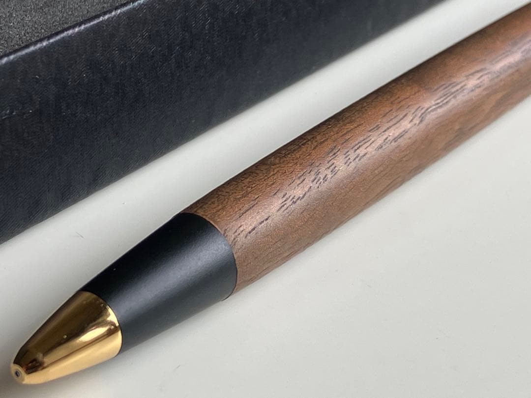 【11/3まで限定価格】野原工芸 新型シャープペンシル 胡桃 ツバメノート付き