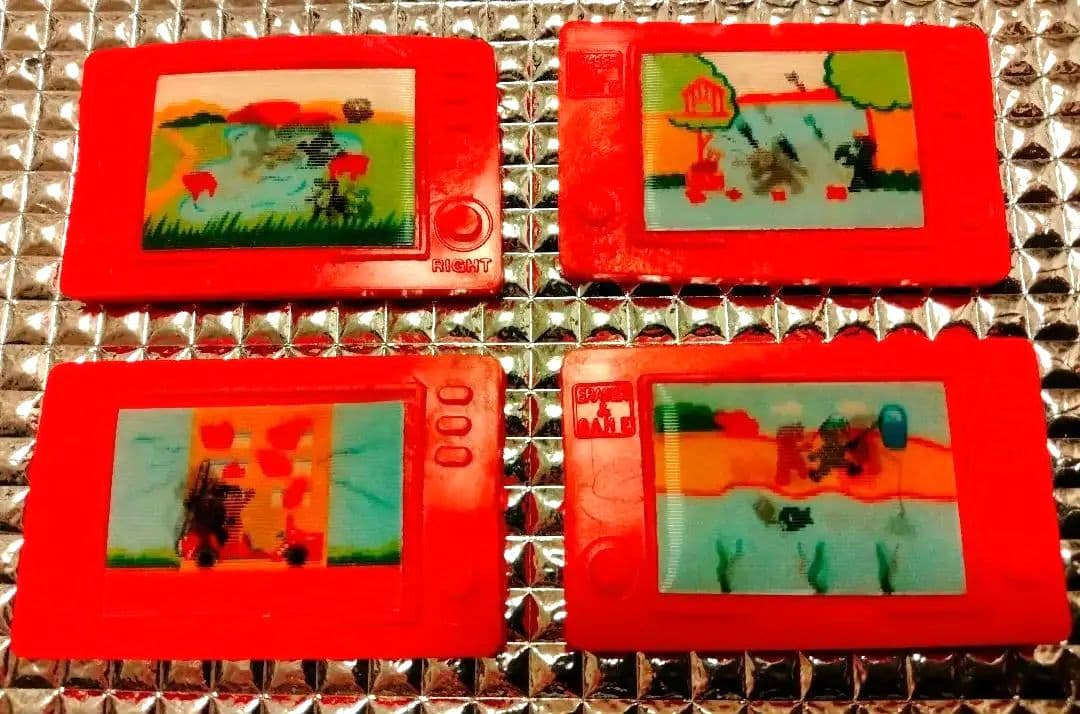 【激レア!】コスモス　ゲームウォッチ型　消しゴム　４種セット