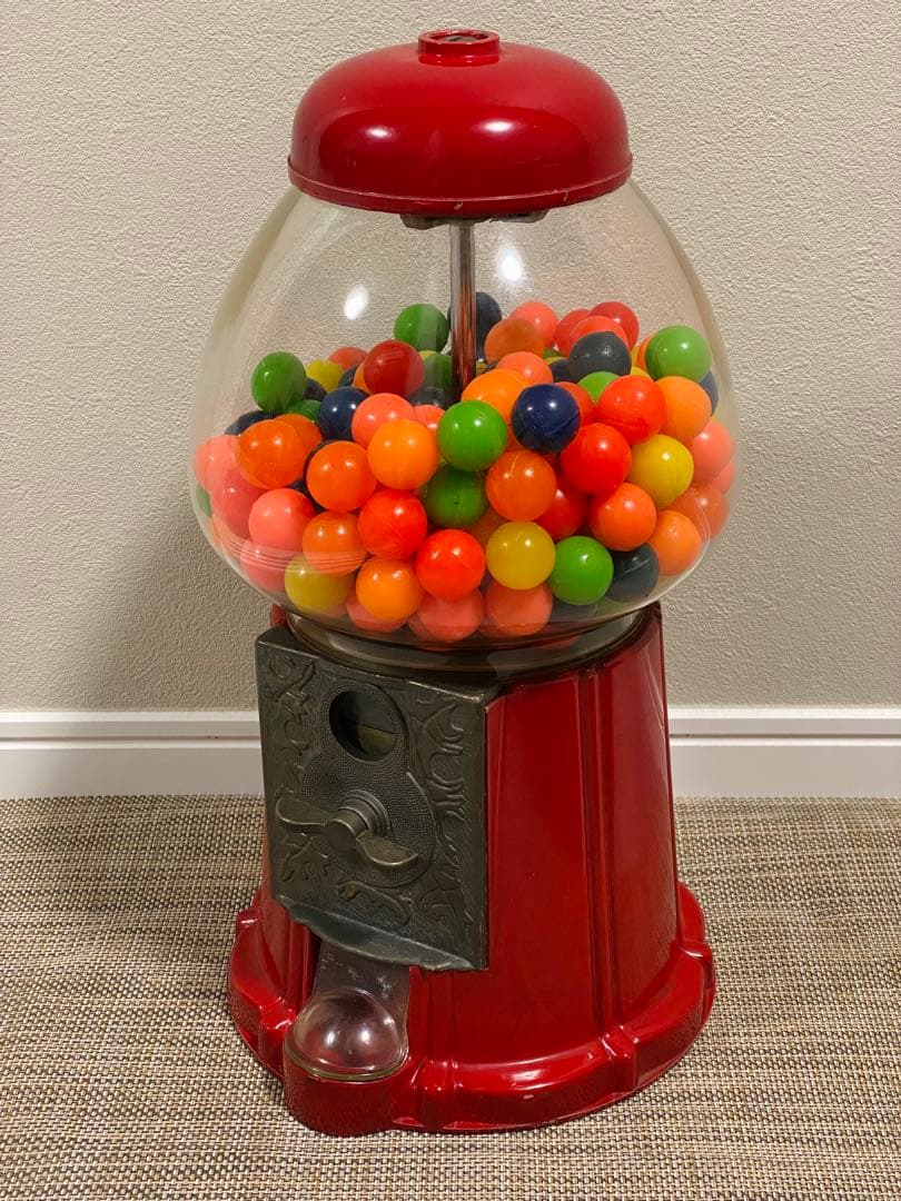 【希少脚付！】ヴィンテージ　ガムボールマシン　アンティーク 雑貨
