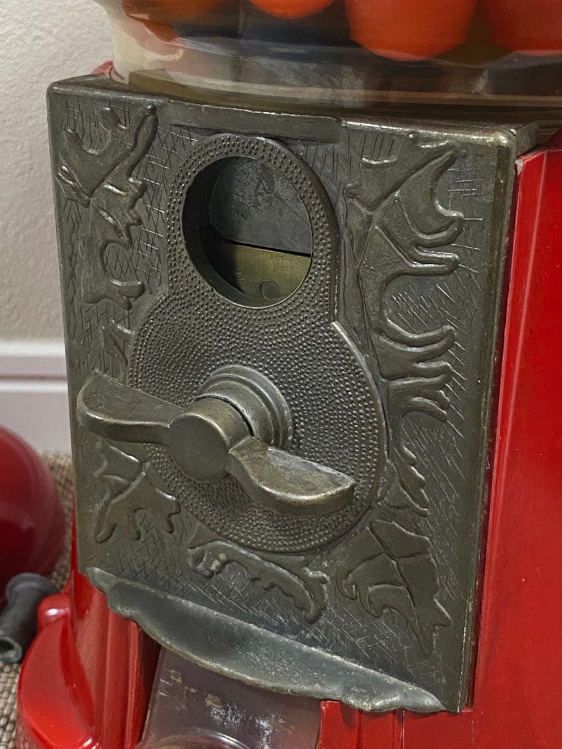 【希少脚付！】ヴィンテージ　ガムボールマシン　アンティーク 雑貨