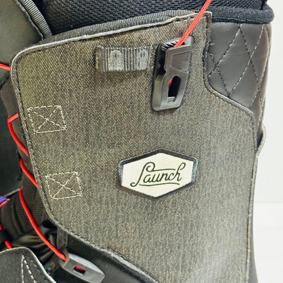 28cm サロモンLaunch スノーボードブーツ ブラック/グレー