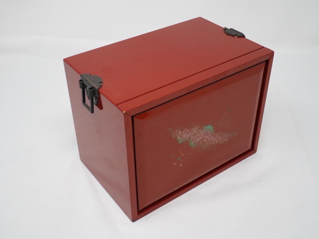 星空デザイン　ジュエリーボックス　銀河　天の川　３段引き出し　輪島塗　漆器　蒔絵