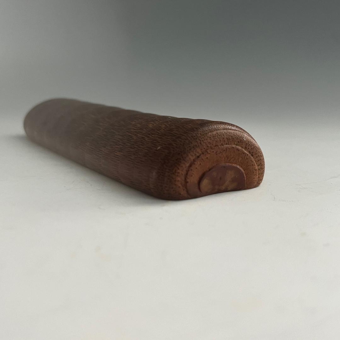 初荷 竹茶合 彫刻 煎茶道具 SN40