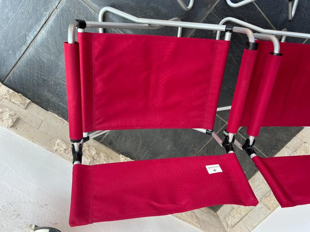 masayasu）スノーピークFDチェアー　レッド　4脚セット